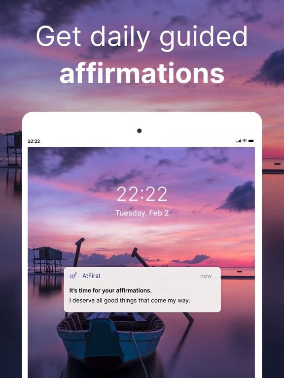 AtFirst - Daily Affirmations screenshot 3