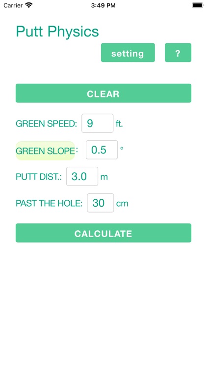 Putt Physics