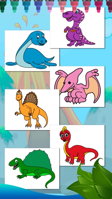 Dinosaurs Coloring Book Game screenshot 2