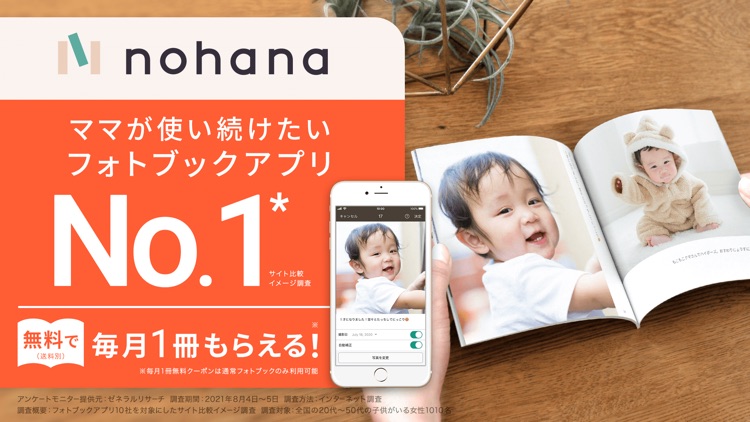 ノハナ フォトブックやアルバムを簡単に作成 印刷できるアプリ By Nohana Inc
