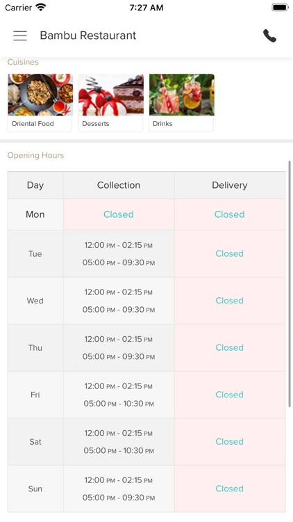 Bambu Restaurant. screenshot-3