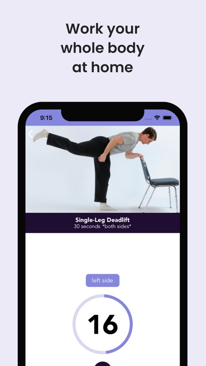 Chair Exercises & Workouts screenshot-4