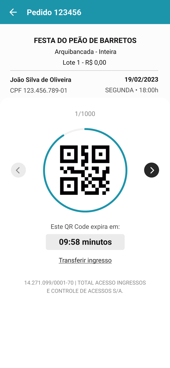 Total Acesso Ingressos