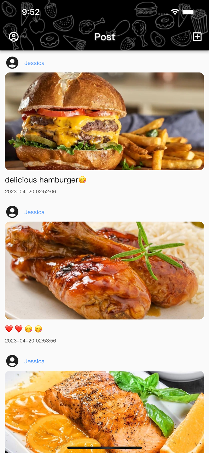 FOODIE - SHARE FAVORITE FOOD