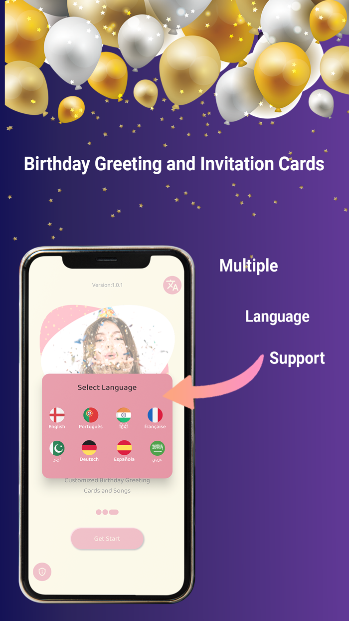 Birthday Cake Photo Card Maker