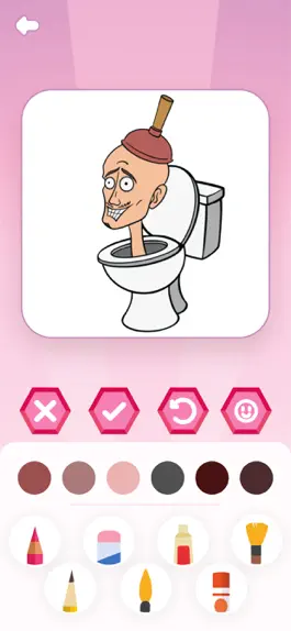 Game screenshot skibidi Toilet Coloring Game hack