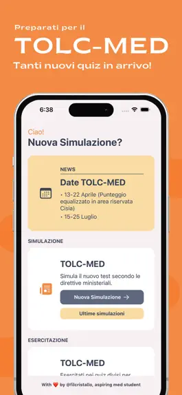 Game screenshot MedQuiz - TOLC Medicina mod apk