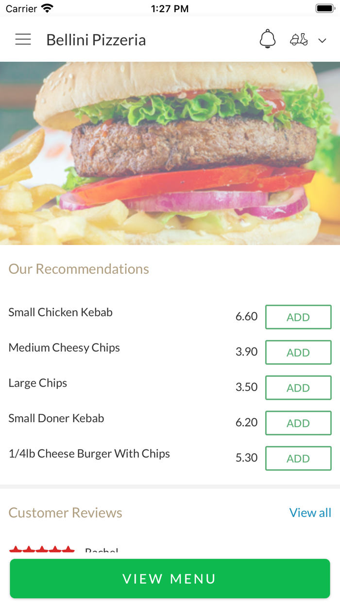 Bellini Pizzeria Matlock