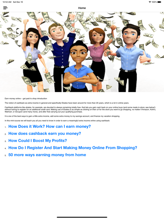 Earn Online Cashback Guide screenshot 2