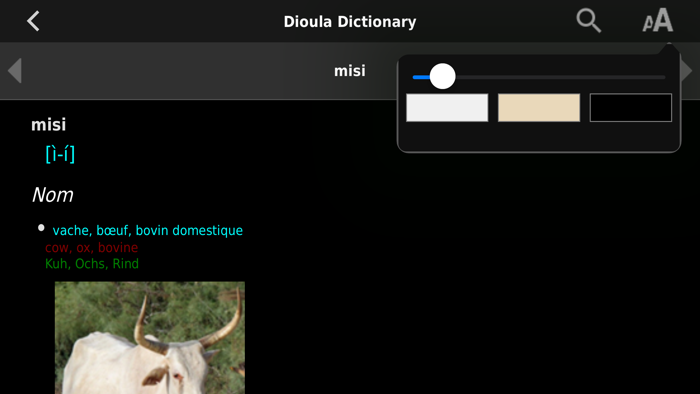 Dioula Dictionary