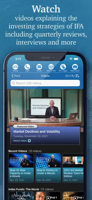 Screenshot 6 IFA: Index Fund Advisors iphone