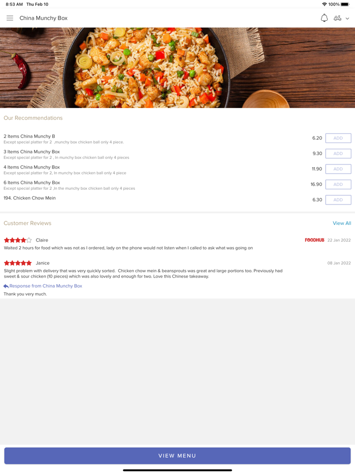 China Munchy Box Broxburn