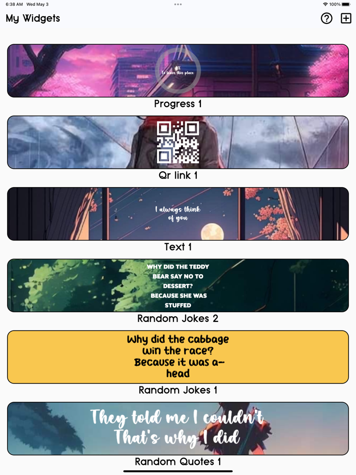 Widget Maker - Create Widgets