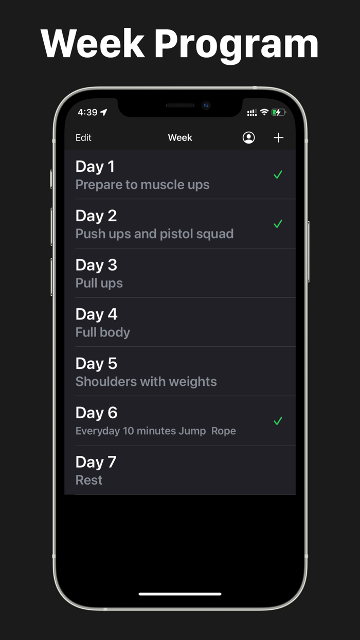 Dailydozen – Workout Planner