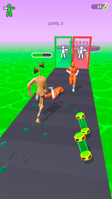 Monsters Lab - Freaky Running Screenshot on iOS