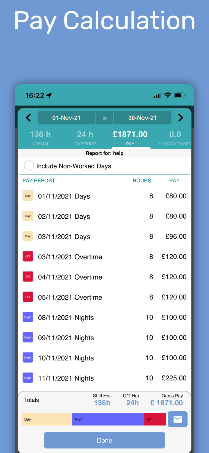 My Shift Planner - Calendar