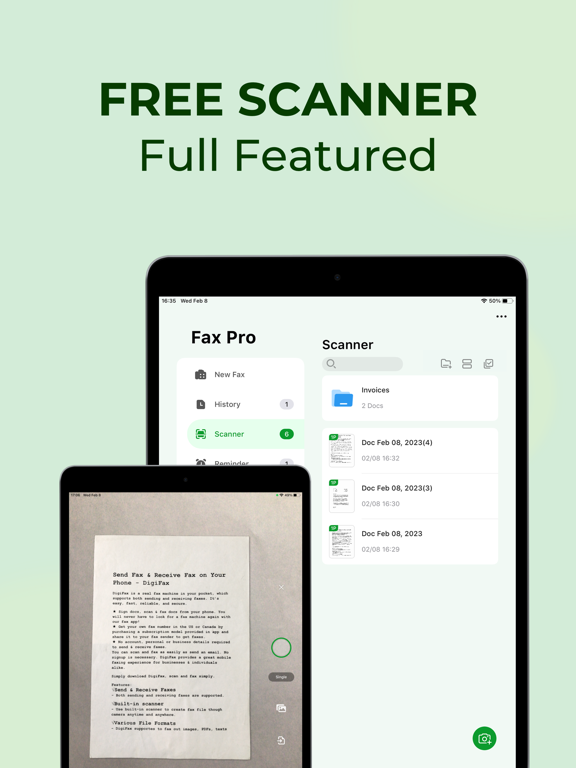 Fax Pro: 2-in-1 Fax & Scanner Screenshots