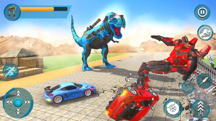 Dino War Robot Car Transform