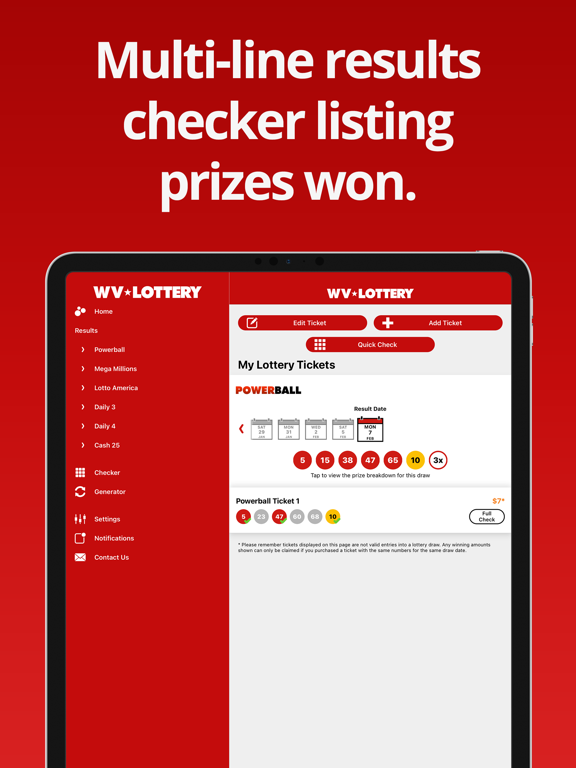 WV Lottery Numbers screenshot 3