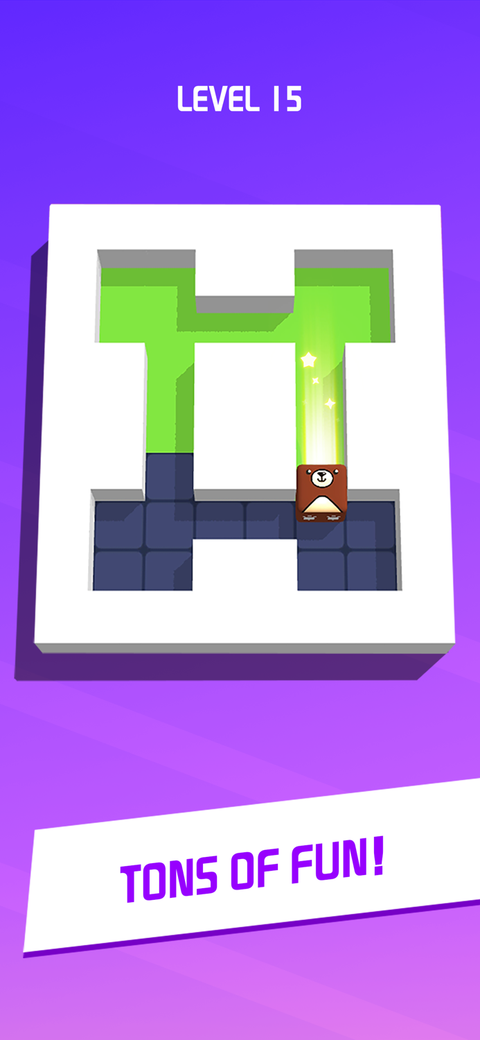 Rolling Cube - Maze Fill