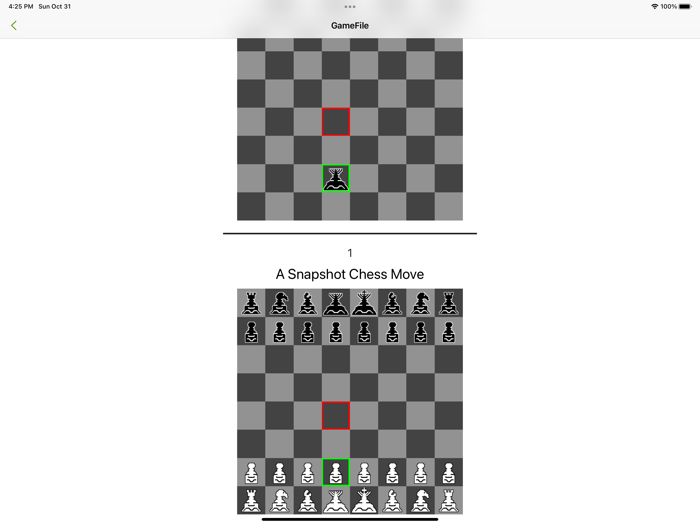 Snapshot Chess Move