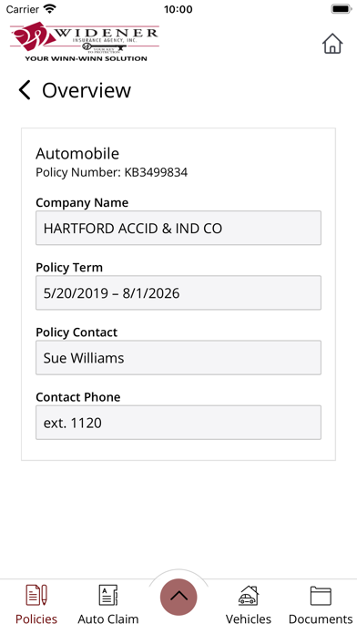 Widener Insurance Online screenshot 4