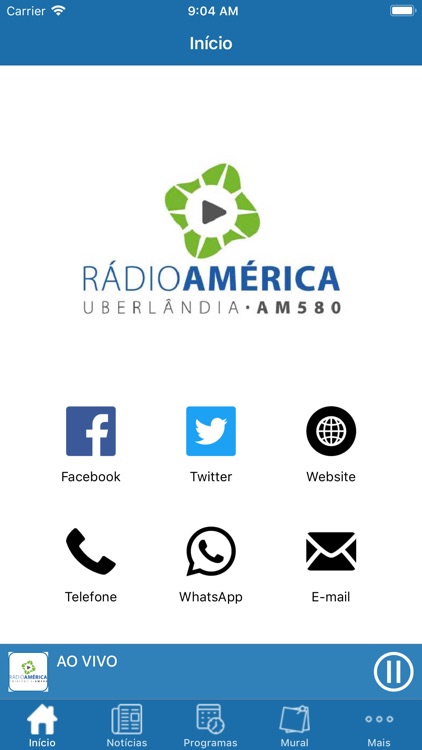Rádio América 580AM Uberlândia