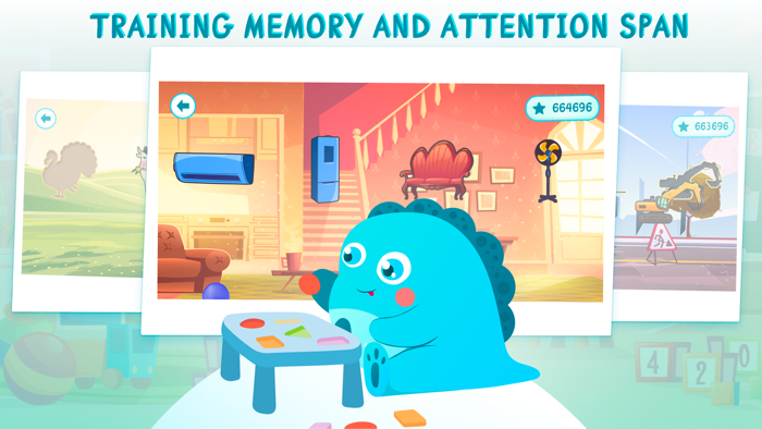 Baby games. Matching game 1