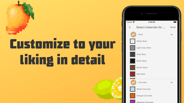Mosaic art for Minecraft