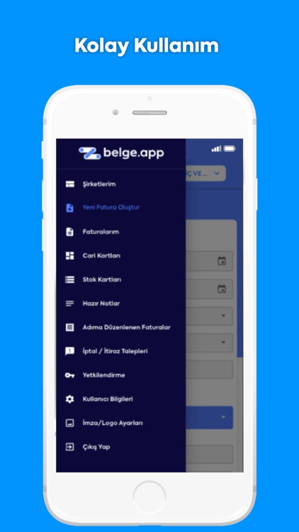 Belge App - E-Arşiv Portal