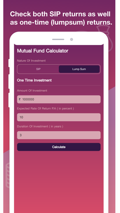 Calculator Mutual Fund Return screenshot 3