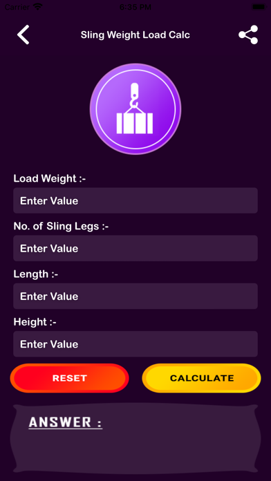 SlingWeightLoadCalc