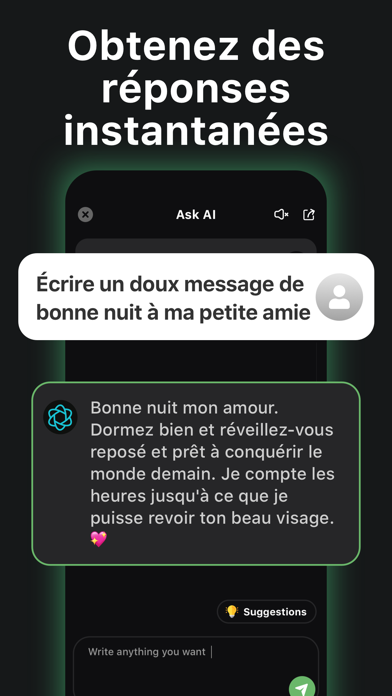 Screenshot #3 pour AI.ChatBot - ChatGPT Français