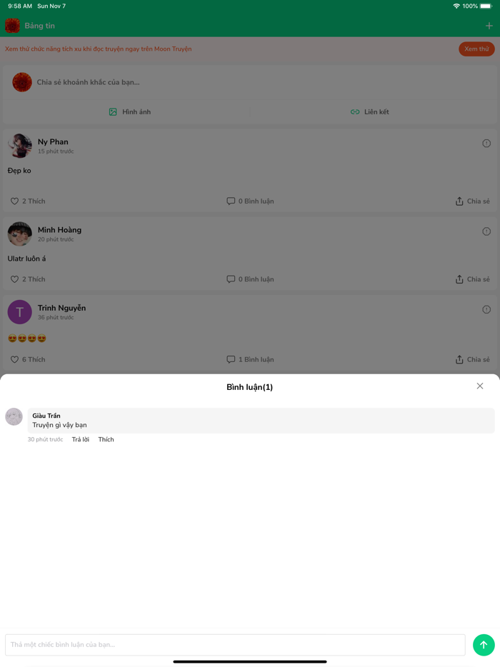 Moon Truyện - MXH Đọc Truyện