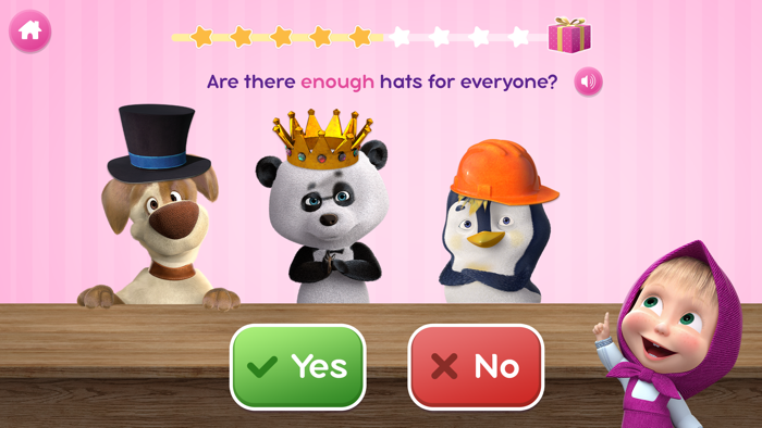 Masha and the Bear - School