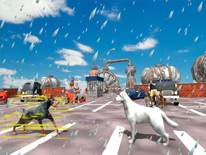 Wild Angry Dog Fighting Sim 3D