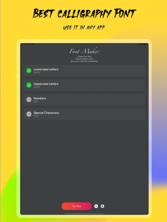 Font Maker Handwriting screenshot 4