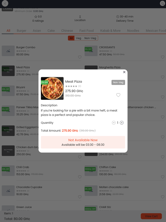 +233 Eats : Food delivery screenshot 2