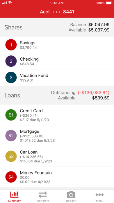 Kelly Community FCU screenshot 2