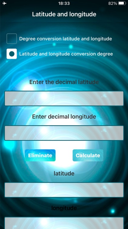 Latitude and longitude