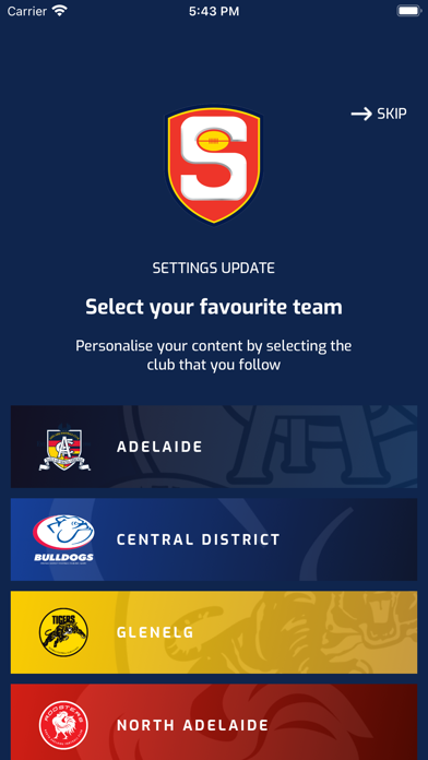 The Official SANFL App screenshot 3