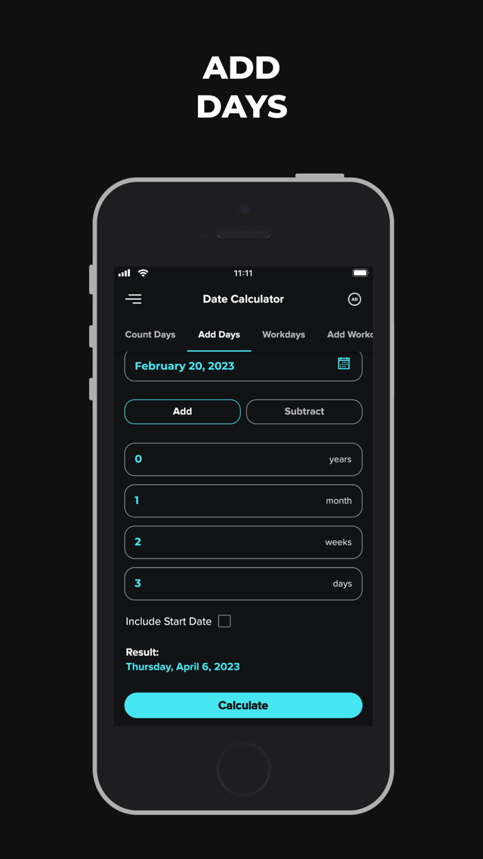 Date  Time Calculator App