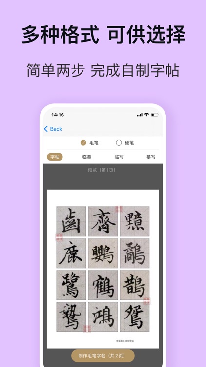 梦溪笔坛-书法字典毛笔硬笔练字字帖 screenshot-3