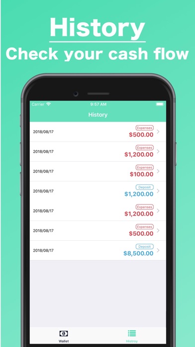 現金管理 | 登録したお小遣いや財布の管理 screenshot 4