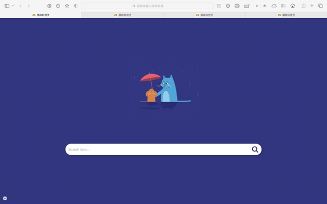 Cat - 浏览器起始页美化 for Safari