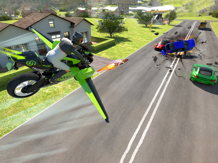 Flying Motorbike Bike Pilot