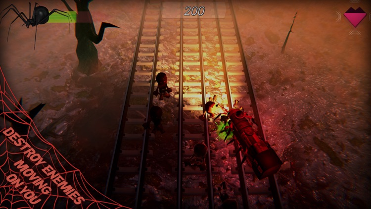 Scary Spider Train 3D Survival