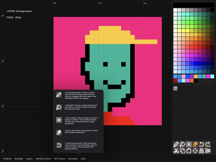 nft pixel art maker screenshot-3