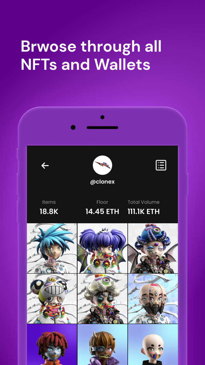 Galleria Explore NFTs