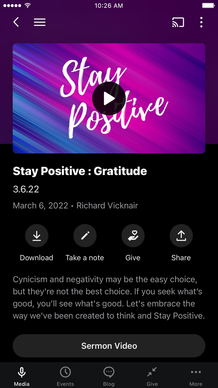 Mobile app for Westside Church